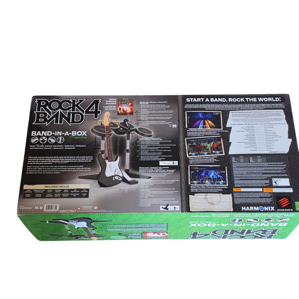 Rock‎ Band 4 Band in a Box Xbox One Game Software Guitar Drums Microphone Set - Picture 6 of 12